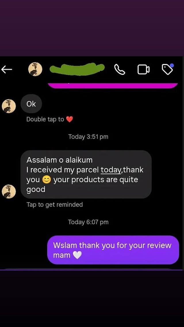 Customer thanks MAJESTA and says the products are quite good.